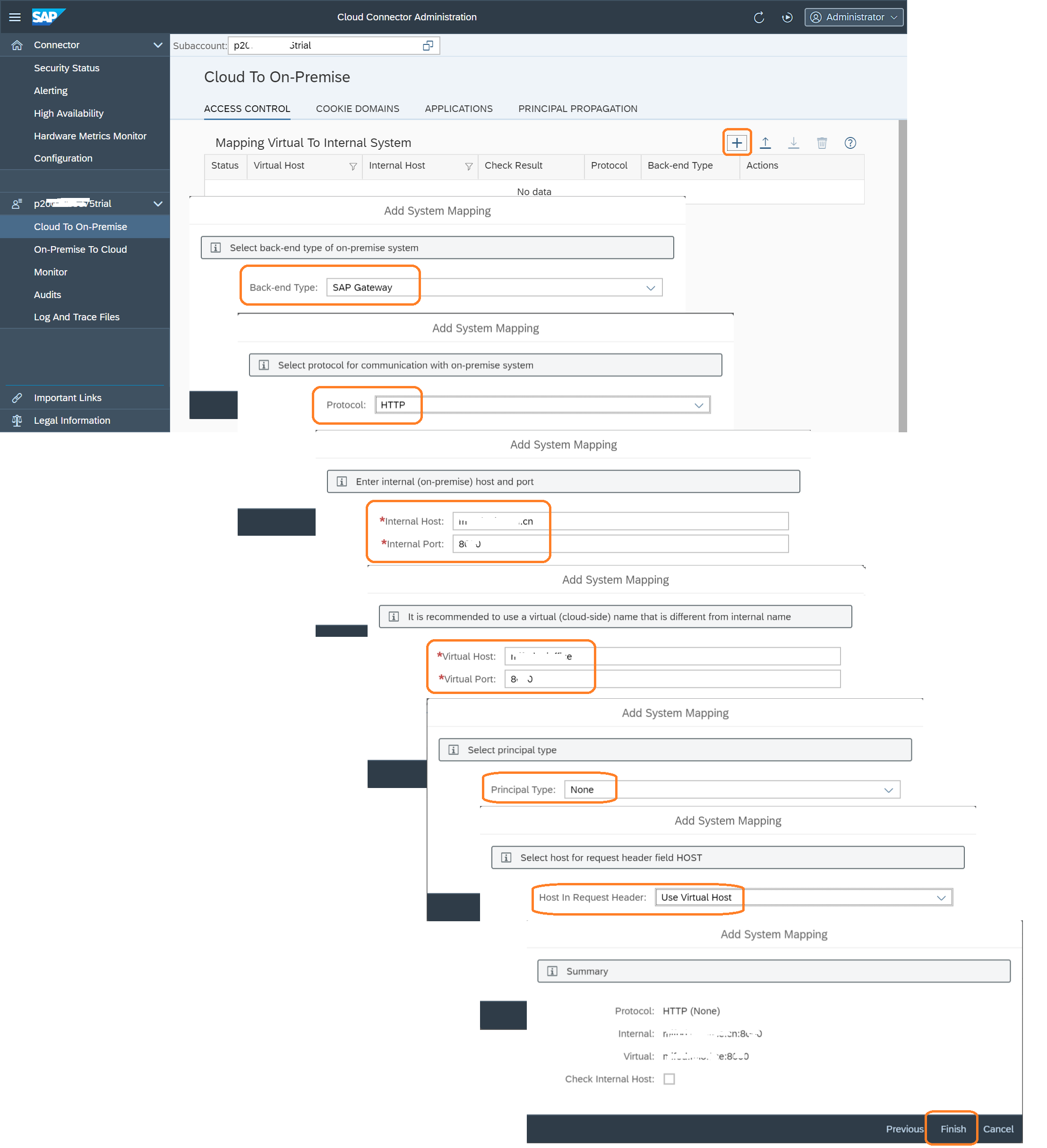 SAPCC Add mapping