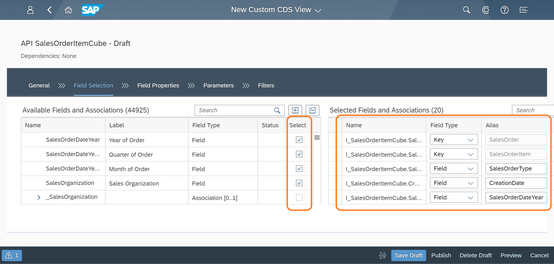 Image: S/4HANA Cloud Custom CDS Views 4