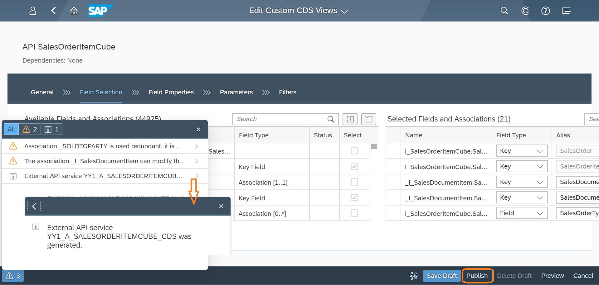 Image: S/4HANA Cloud Custom CDS Views